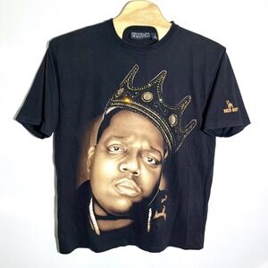 Brooklyn Mint Biggie Smalls Crown Graphic Tee Hip Hop Rap XXL 2005 Y2K Notorious